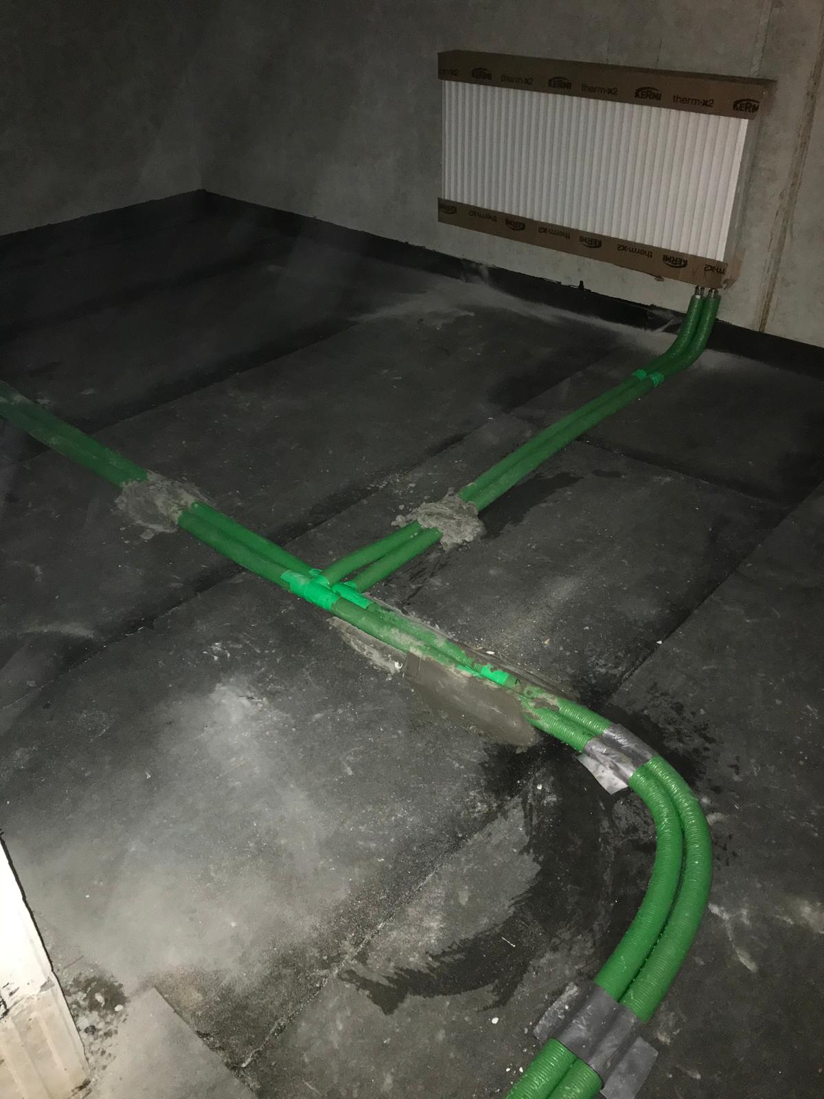 Heizungssystem Installation Phase 2